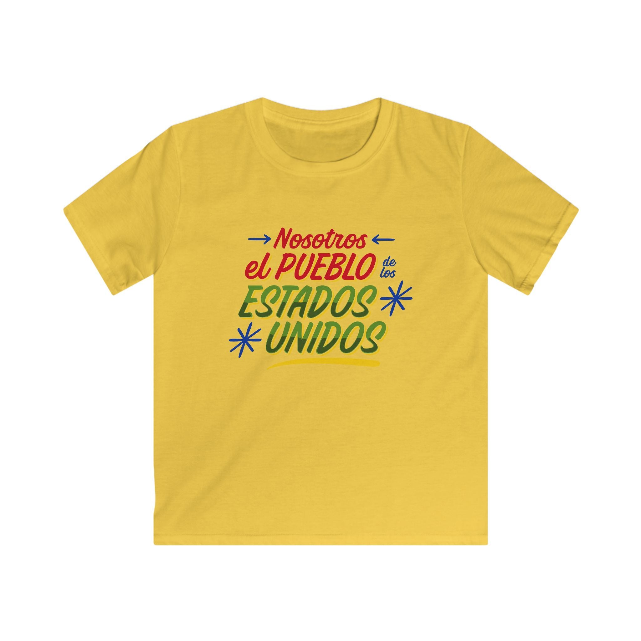 Test Nosotros El Pueblo Kids Softstyle Tee