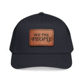 We The People Leather Patch Cap